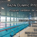 Program special de sărbători la Bazinul Olimpic Pitești