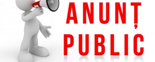 Anunț de interes public!