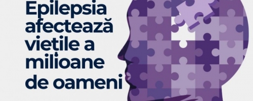 Clădirea Primăriei Pitești, iluminată în violet pentru conștientizarea epilepsiei!