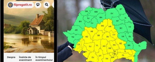 Meteorologii au emis o atenționare meteorologică de COD GALBEN, ce vizează intensificări ale vântului și precipitații însemnate cantitativ, valabilă de mâine, 27 martie, în intervalul orar 05:00- 22:00