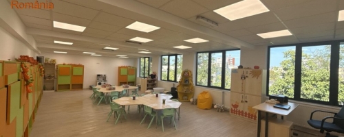 Patru săli de clasă complet renovate, predate înainte de începerea anului școlar, la Grădinița cu Program Prelungit „Castelul magic”!
