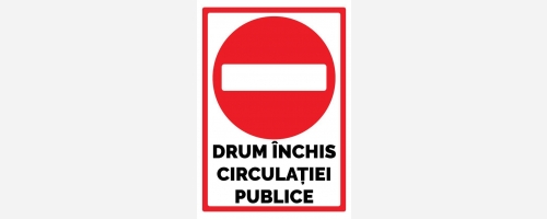 Circulație închisă pe strada Maior Sever Niculescu pentru lucrări de înlocuire conductă de apă