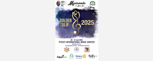 Concurenți din cinci țări europene, participanți la o nouă ediție a Concursului Internațional de Muzică pentru copii și tineri „Golden Tulip” - Pitești!