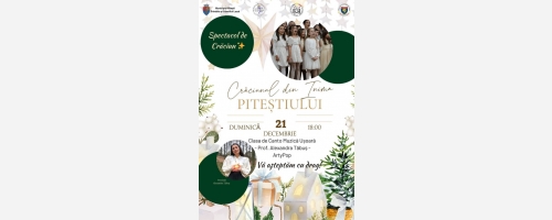 DUMINICĂ SEARA, PETRECEM ÎMPREUNĂ LA TÂRGUL DE CRĂCIUN PITEȘTI!